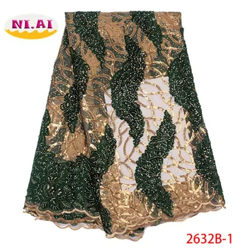 French Sequins Lace Fabric 2019 African Tulle Lace Fabric High Quality Nigerian Lace Fabric Embroidered Wedding Dress XY2632B-1
French Sequins Lace Fabric 2019 African Tulle Lace Fabric High Quality Nigerian Lace Fabric Embroidered Wedding Dress XY2632B-1