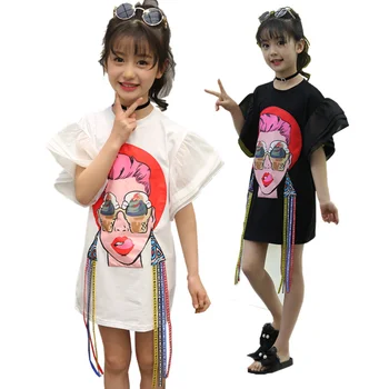 Alternative Fashion Style Dress 2020 Summer Girls Cartoon Beauty Patch Dresses Clothes Novelty Kids Flare Sleeve Tshirt Dress
Alternative Fashion Style Dress 2020 Summer Girls Cartoon Beauty Patch Dresses Clothes Novelty Kids Flare Sleeve Tshirt Dress