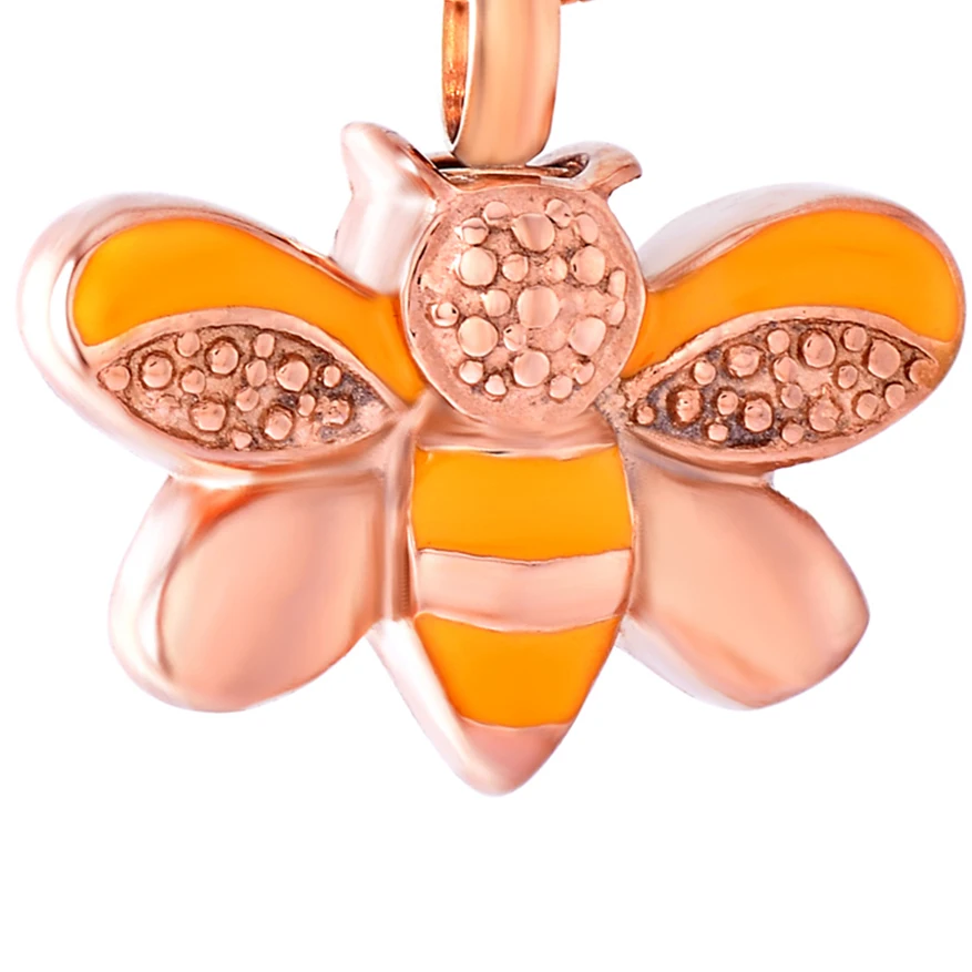 Lovely Bee Ashes Keepsake Stainless steel Pet Cremation Urn Necklace Memorial Jewelry for Ashes Never Rust Pendant
Lovely Bee Ashes Keepsake Stainless steel Pet Cremation Urn Necklace Memorial Jewelry for Ashes Never Rust Pendant
