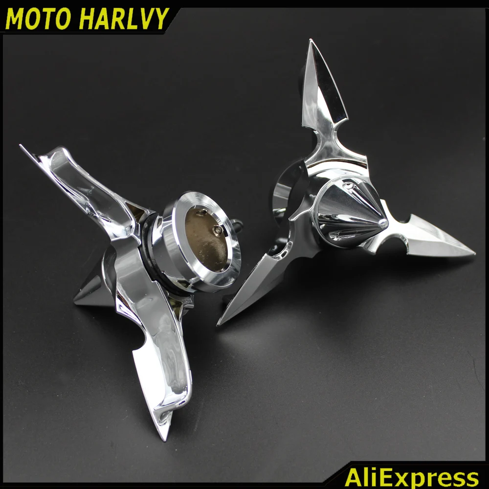 Motorcycle Front Axle Spun Blade Pointed Spinning Axle Caps Cover For Harley Dyna Softail Electra Glide Touring V-Rod Chrome
Motorcycle Front Axle Spun Blade Pointed Spinning Axle Caps Cover For Harley Dyna Softail Electra Glide Touring V-Rod Chrome