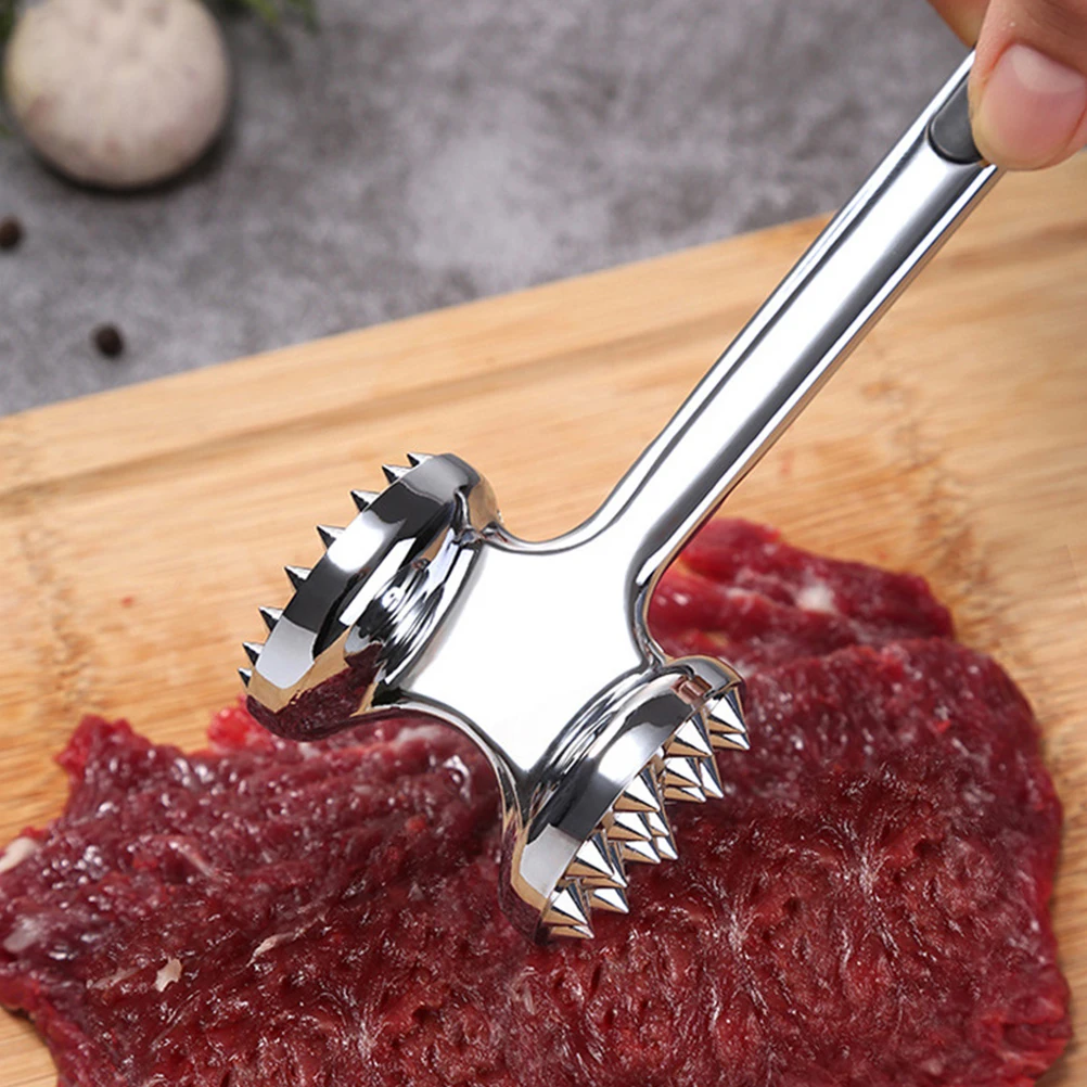 Useful Creative Practical Zinc Alloy Household Double-Sided Steak Meat Hammer Meat Tenderizer Mallet For Home Kitchen Restaurant
Useful Creative Practical Zinc Alloy Household Double-Sided Steak Meat Hammer Meat Tenderizer Mallet For Home Kitchen Restaurant