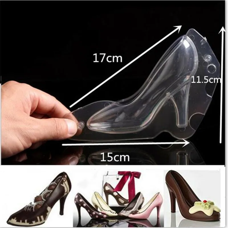 Fashional High-Heeled Shoe Shape Polycarbonate Chocolate Cake Candy Mold Fondant Moldes Cake Decorating Tools DIY Baking Classic
Fashional High-Heeled Shoe Shape Polycarbonate Chocolate Cake Candy Mold Fondant Moldes Cake Decorating Tools DIY Baking Classic