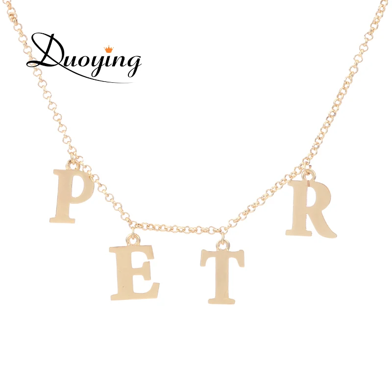 DUOYING Initial Name Necklace Personlized Customized Name Letter Pendant Charms Jewelry Necklace Dainty Bridesmaid Gift forWomen
DUOYING Initial Name Necklace Personlized Customized Name Letter Pendant Charms Jewelry Necklace Dainty Bridesmaid Gift forWomen