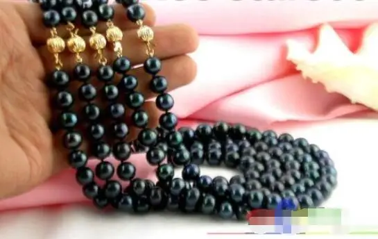 Hot sale new Style >>>>> WHOLESALE 5ITEM 17" 10MM BLACK ROUND FRESHWATER PEARL NECKLACE
Hot sale new Style >>>>> WHOLESALE 5ITEM 17" 10MM BLACK ROUND FRESHWATER PEARL NECKLACE