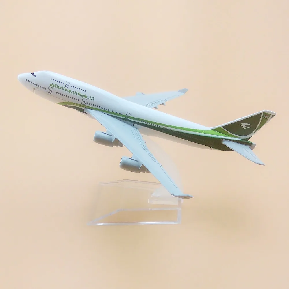 16cm Alloy Metal Airplane Model Air Iraqi Airways B747 400 Boeing 747 Airlines Plane Model W Stand Aircraft Gift
16cm Alloy Metal Airplane Model Air Iraqi Airways B747 400 Boeing 747 Airlines Plane Model W Stand Aircraft Gift