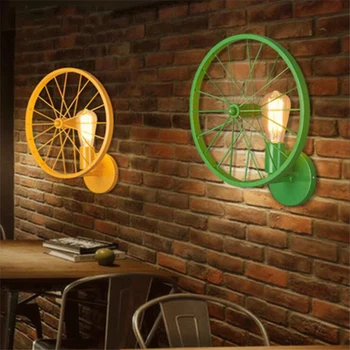 Loft Retro Bar Wall Lamp Creative Personality Restaurant American Village Iron Cafe Industry Wind Wheel Lamp Free Shipping
Loft Retro Bar Wall Lamp Creative Personality Restaurant American Village Iron Cafe Industry Wind Wheel Lamp Free Shipping