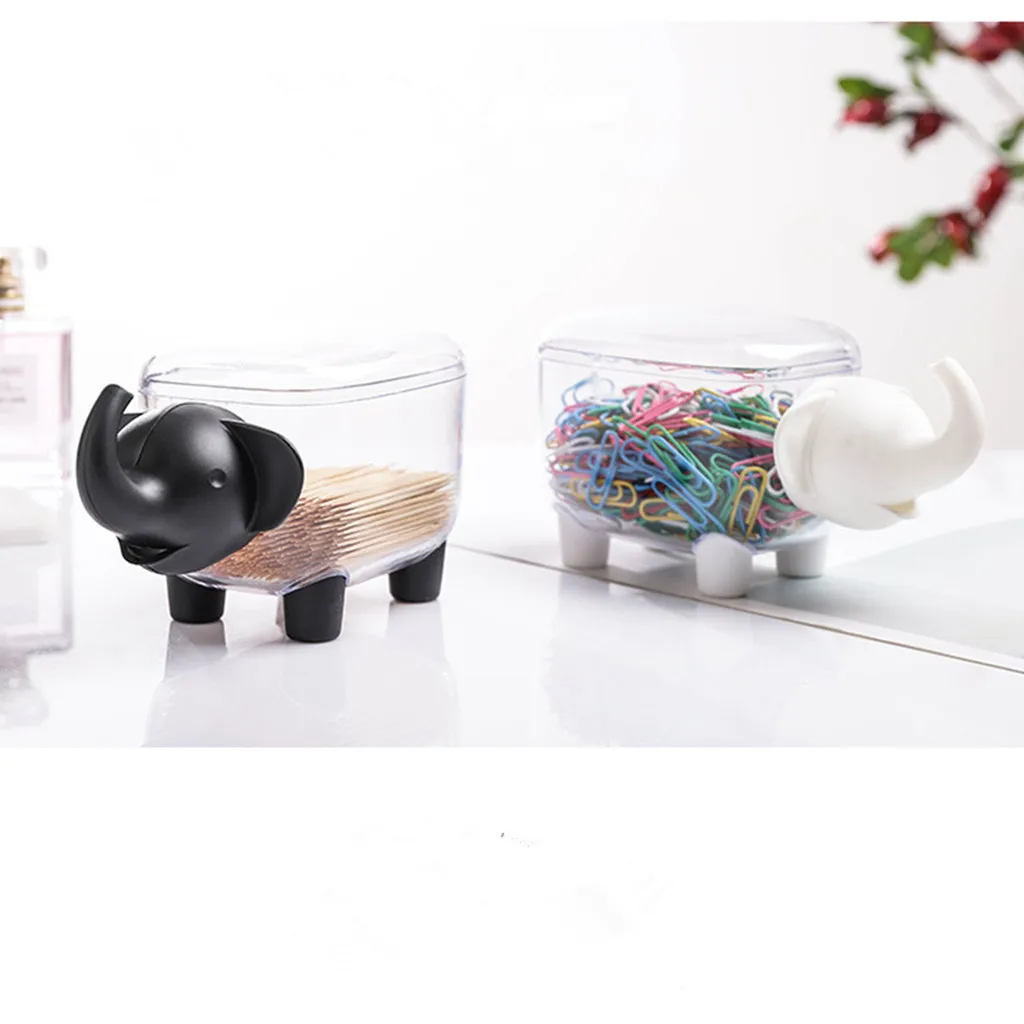 Creative Cute Dustproof Transparent Sheep Shaped Storage Tank Plastic Desktop Storage Box Toothpick Cotton Swab Paper Clips Box
Creative Cute Dustproof Transparent Sheep Shaped Storage Tank Plastic Desktop Storage Box Toothpick Cotton Swab Paper Clips Box