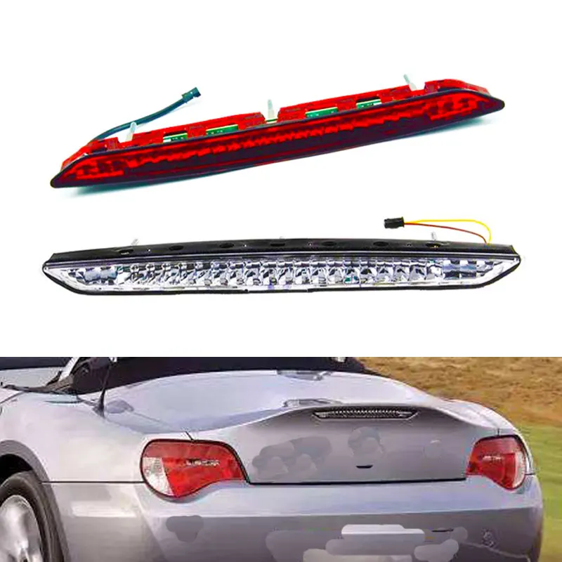High Brake Light for BMW E85 Z4 2003-2007 Car-styling White and Red LED Brake Stop Lamp Position Mounted Rear Additional Light
High Brake Light for BMW E85 Z4 2003-2007 Car-styling White and Red LED Brake Stop Lamp Position Mounted Rear Additional Light