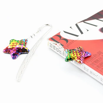 Unique Design Five Star Gold Sequin Metal Bookmarks Creative Beautiful High Quality Bookmark Gift for Student Office Book marks
Unique Design Five Star Gold Sequin Metal Bookmarks Creative Beautiful High Quality Bookmark Gift for Student Office Book marks