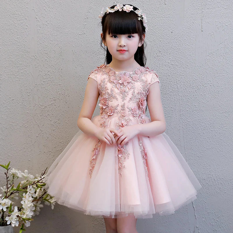Elegant Pink Tulle Flower Girl Dress For Weddings Baby Baptism Party Pageant Princess Gown Bead Floral Kid First Communion Dress
Elegant Pink Tulle Flower Girl Dress For Weddings Baby Baptism Party Pageant Princess Gown Bead Floral Kid First Communion Dress