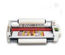 

Four Rollers Hot and cold roll laminating machine for 17.52'' 445mm with 1 roll glossy films y323