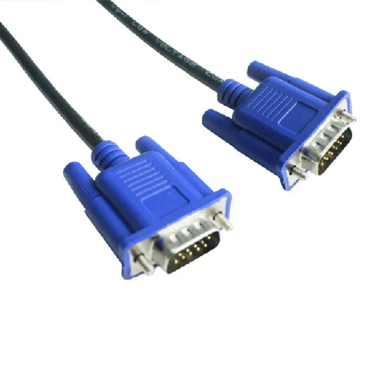 VGA High-Quality Black 1.5M Male to Male 3 +5 VGA Line High-Definition Computer Projector Monitor Video Cable
VGA High-Quality Black 1.5M Male to Male 3 +5 VGA Line High-Definition Computer Projector Monitor Video Cable