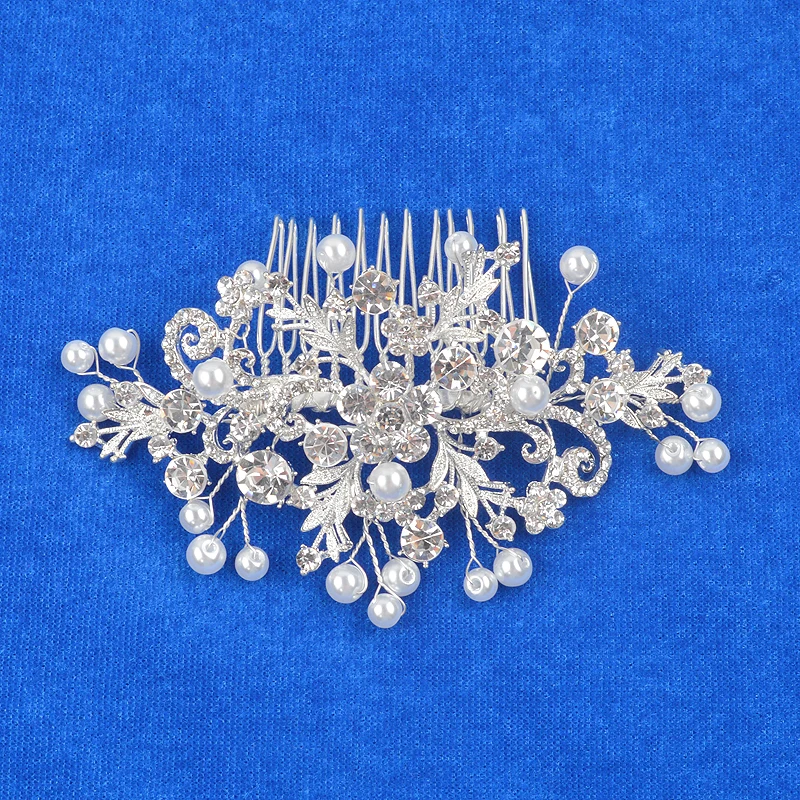 Bridal Hair comb Top Rhinestone and pearl fashion hair jewelry for women wedding party accessories
Bridal Hair comb Top Rhinestone and pearl fashion hair jewelry for women wedding party accessories