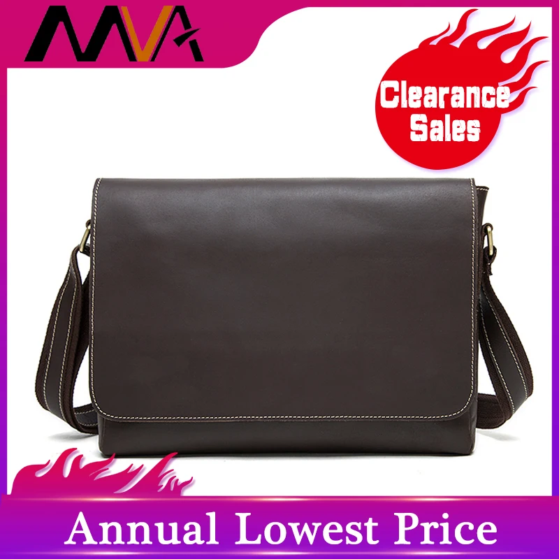 MVA Messenger Bag Men Male Bags Genuine Leather Shoulder Bag For Messenger Men Casual Men's Handbag Leather Crossbody Bags 1136
MVA Messenger Bag Men Male Bags Genuine Leather Shoulder Bag For Messenger Men Casual Men's Handbag Leather Crossbody Bags 1136