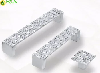 2 pcs Silver Dresser Pulls Handles Knobs Drawer Handles / Mosaic Cabinet Pulls Handle Knob Kitchen Cupboard Handle Hardware
2 pcs Silver Dresser Pulls Handles Knobs Drawer Handles / Mosaic Cabinet Pulls Handle Knob Kitchen Cupboard Handle Hardware