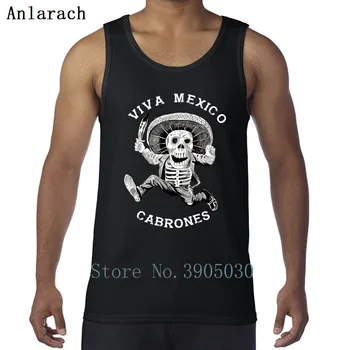 Viva Mexico Cabrones On Black Vest Great Creature Interesting Cool Tank Tops For Men Clothes Round Neck 2018 Building
Viva Mexico Cabrones On Black Vest Great Creature Interesting Cool Tank Tops For Men Clothes Round Neck 2018 Building