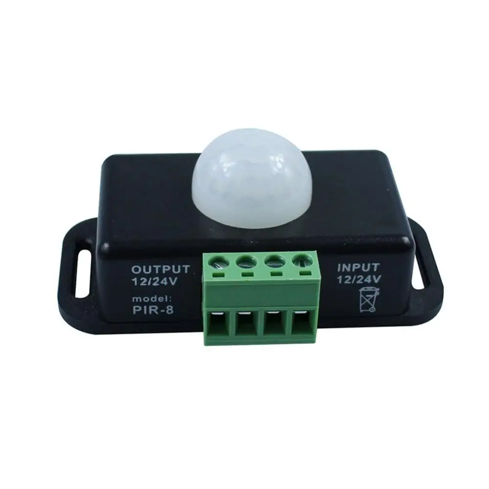 DC 12V-24V Body Infrared PIR Motion Sensor Switch For LED Light Strip Automatic Infrared PIR Motion Sensor Timer Switch
DC 12V-24V Body Infrared PIR Motion Sensor Switch For LED Light Strip Automatic Infrared PIR Motion Sensor Timer Switch