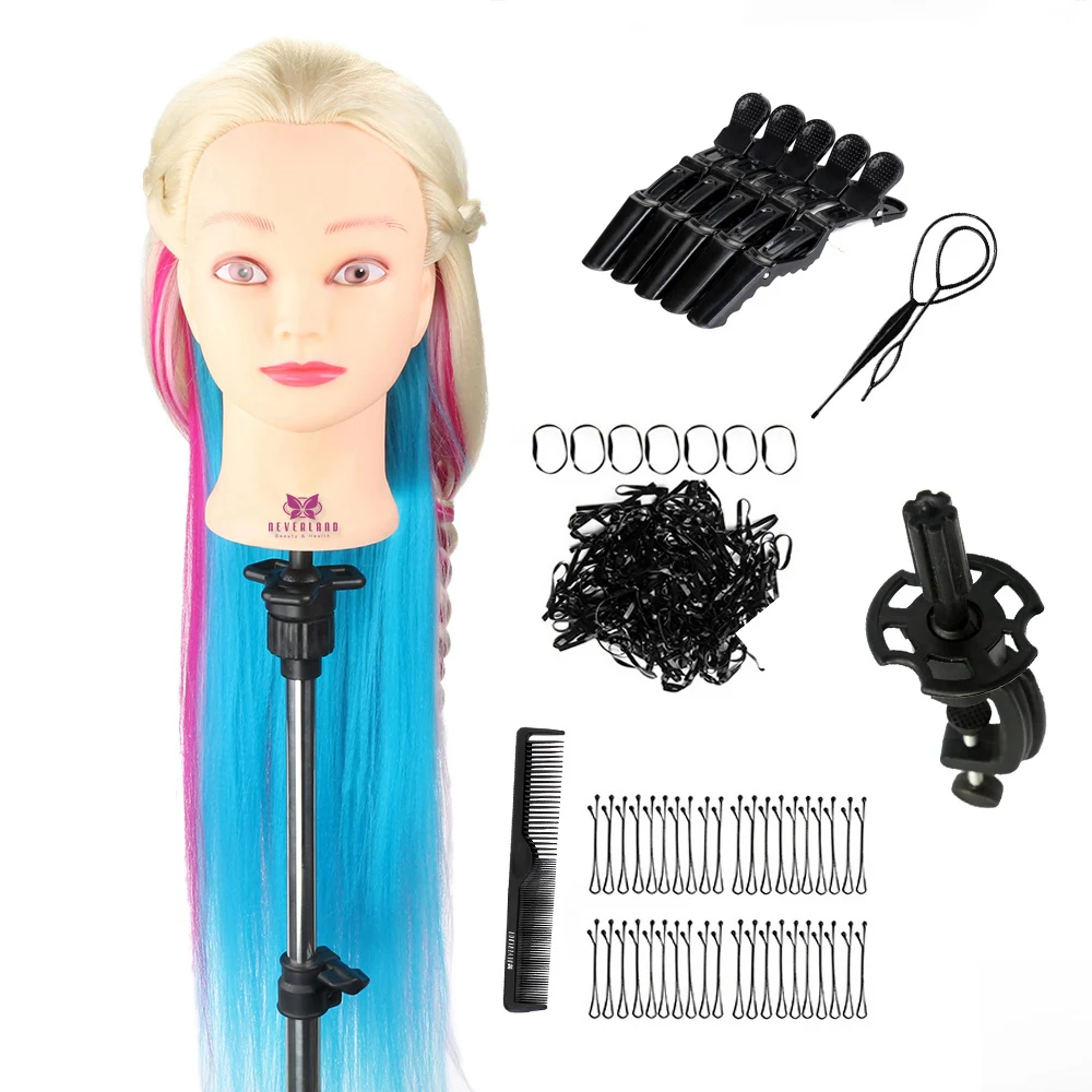 White Rainbow 70CM 28'' Long Hair Mannequin Head 4 Colors Braiding Styling Hairdressing Training Head Female + Clamp Comb Tool
White Rainbow 70CM 28'' Long Hair Mannequin Head 4 Colors Braiding Styling Hairdressing Training Head Female + Clamp Comb Tool
