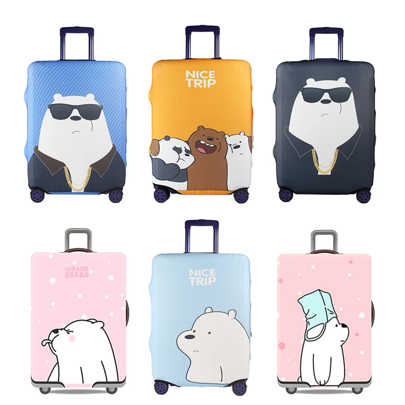 Cute Bear Luggage Cover Travel Suitcase Protector Suit For 18-32 Size Trolley Case Dust Travel Accessories Elasticity Box Sets
Cute Bear Luggage Cover Travel Suitcase Protector Suit For 18-32 Size Trolley Case Dust Travel Accessories Elasticity Box Sets