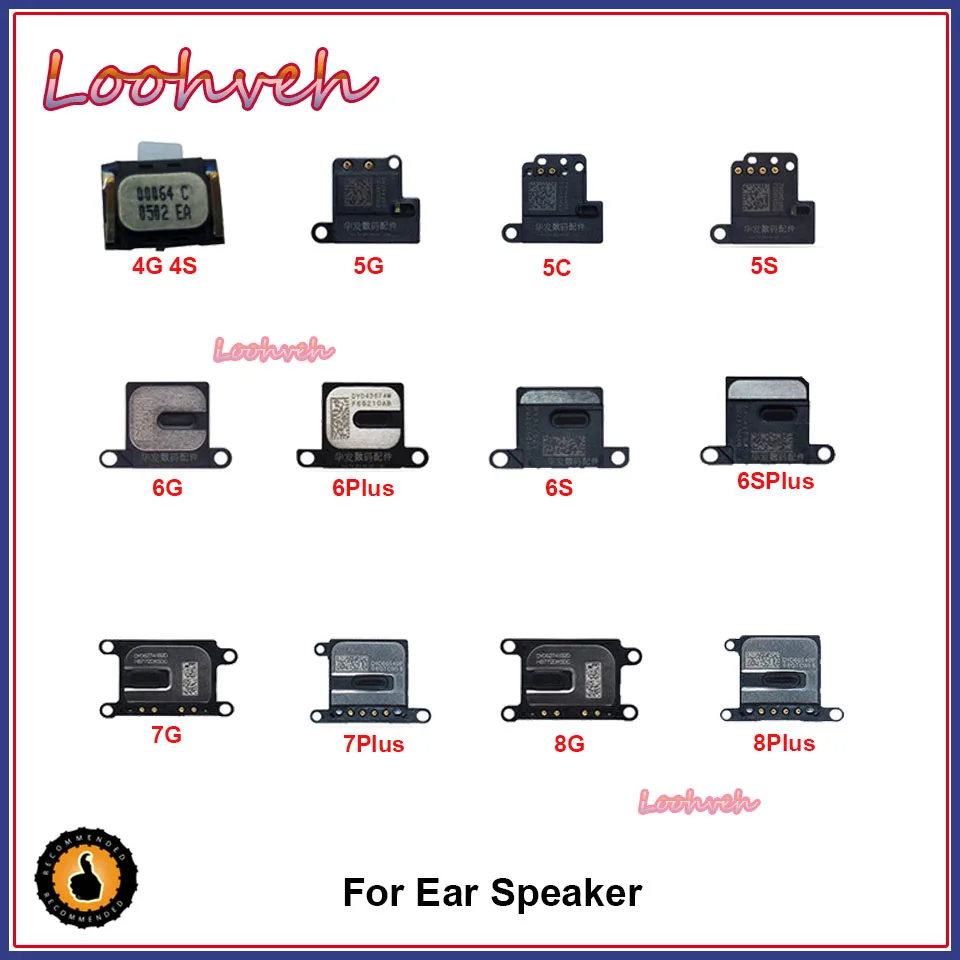 10pcs 100%TEST WORKING Ear piece earpiece sound earphone speaker for iPhone 5 6 6G 4.7" 6Plus 6S 7G 7Plus 8G 8Plus Repair Parts
10pcs 100%TEST WORKING Ear piece earpiece sound earphone speaker for iPhone 5 6 6G 4.7" 6Plus 6S 7G 7Plus 8G 8Plus Repair Parts
