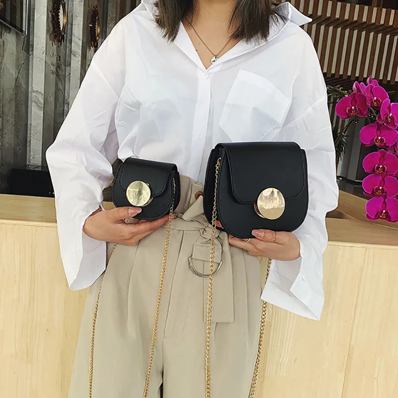 2019 Women Mini Saddle Bag Fashion New Chain Chic Crossbody Messenger Bag Brand Designer Shoulder bags Simple Evening Clutch
2019 Women Mini Saddle Bag Fashion New Chain Chic Crossbody Messenger Bag Brand Designer Shoulder bags Simple Evening Clutch