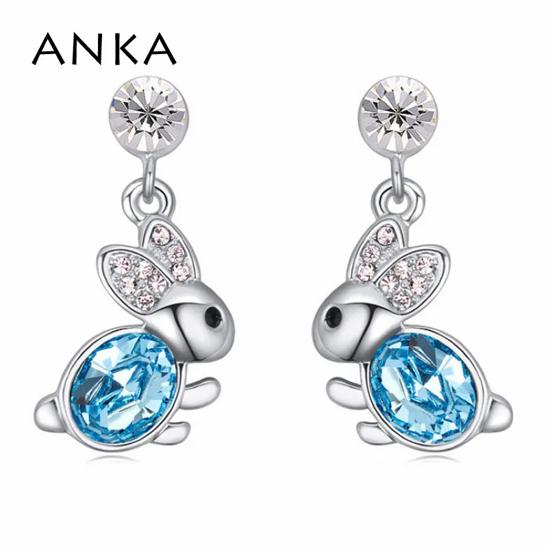 ANKA dimensional bunny rabbits Crystal Drop earrings hot sale fashion cute jewelry for girl gift Crystals from Austria #114417
ANKA dimensional bunny rabbits Crystal Drop earrings hot sale fashion cute jewelry for girl gift Crystals from Austria #114417
