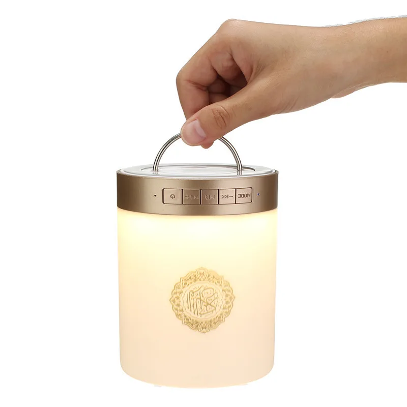 EQUANTU Universal LED bluetooth Speaker 25 Languages Quran Koran Reciter Speaker Portable MP3 FM Radio Speaker
EQUANTU Universal LED bluetooth Speaker 25 Languages Quran Koran Reciter Speaker Portable MP3 FM Radio Speaker
