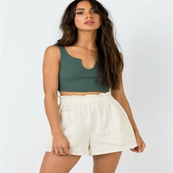 Women Baggy Shorts Summer Fashion Flare Wide Leg Elastic High Waist Shorts Loose Casual Cargo Hotpants White Plus Size Clothes
Women Baggy Shorts Summer Fashion Flare Wide Leg Elastic High Waist Shorts Loose Casual Cargo Hotpants White Plus Size Clothes