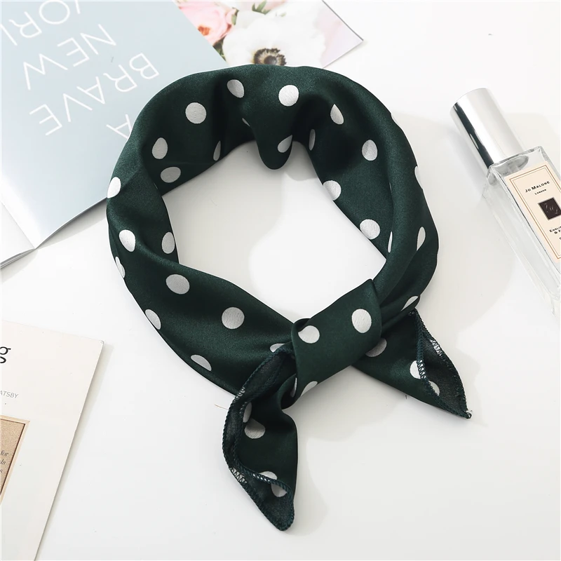 Women Fashion Dot Square Scarf Printing Silk Scarves Female Office Striped Neckerchief Soft Foulard Bandana
Women Fashion Dot Square Scarf Printing Silk Scarves Female Office Striped Neckerchief Soft Foulard Bandana