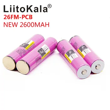 NEW LiitoKala 18650 2600mah ICR18650-26FM 3.7V 18650 Capacity Rechargeable Li-ion Battery for LED Flashlight Torch Battery
NEW LiitoKala 18650 2600mah ICR18650-26FM 3.7V 18650 Capacity Rechargeable Li-ion Battery for LED Flashlight Torch Battery