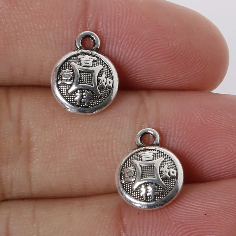 Vintage 9pcs 10x13mm Zinc Alloy Antique Silver Lucky DIY Charms Pendants,Fit European Bracelet Necklace,Jewelry Making Findings
Vintage 9pcs 10x13mm Zinc Alloy Antique Silver Lucky DIY Charms Pendants,Fit European Bracelet Necklace,Jewelry Making Findings
