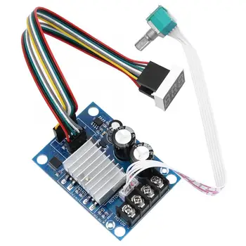PWM DC Brush Motor Speed Controller Adjustable Electric Motor Speed Regulator Motor Speed Controller DC12-60V 20A
PWM DC Brush Motor Speed Controller Adjustable Electric Motor Speed Regulator Motor Speed Controller DC12-60V 20A