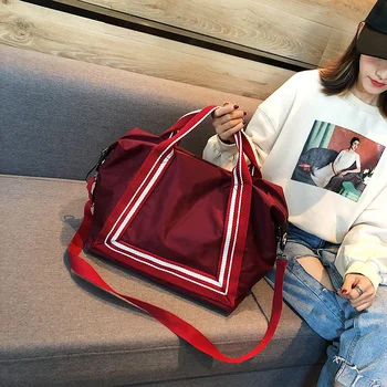 Red Waterproof Oxford Women Travel Bags Overnight Female Luggage Bags Portable Men Duffle Bags Large Travel Weekend Handbags
Red Waterproof Oxford Women Travel Bags Overnight Female Luggage Bags Portable Men Duffle Bags Large Travel Weekend Handbags