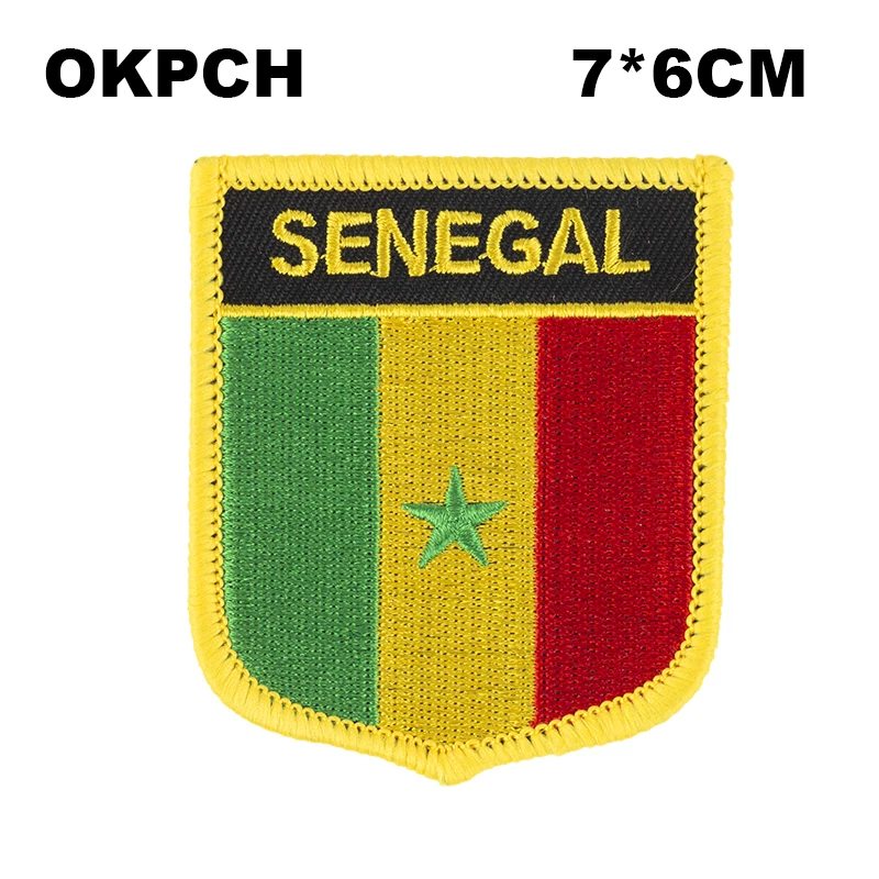 Senegal Shield Shape Flag patches embroidered flag patches national flag patches for Cothing DIY Decoration PT0154-S
Senegal Shield Shape Flag patches embroidered flag patches national flag patches for Cothing DIY Decoration PT0154-S