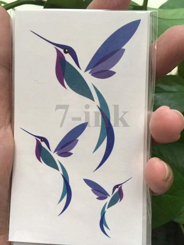 Water Transfer fake tattoo 10.5*6 cm color fly Kingfisher Hummingbird tattoo Waterproof Temporary flash tattoo for woman gril
Water Transfer fake tattoo 10.5*6 cm color fly Kingfisher Hummingbird tattoo Waterproof Temporary flash tattoo for woman gril