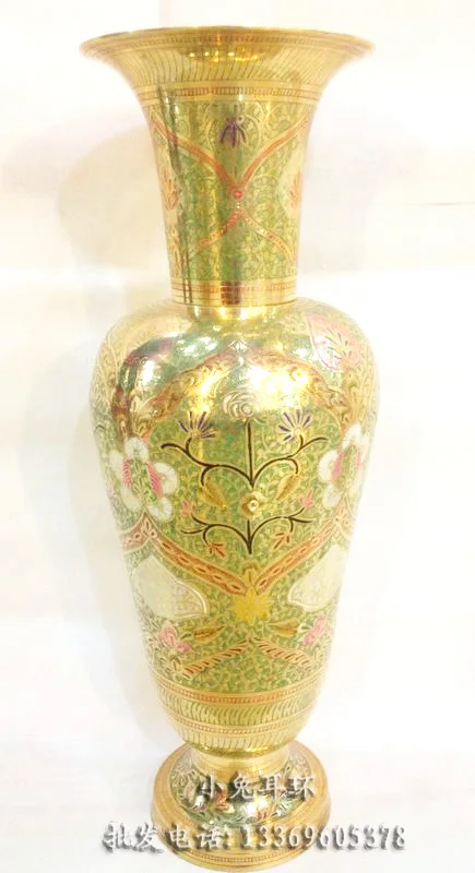 Wholesale Pakistan Exquisite wealth utensils art Quality vase copper vase rich big vase culture business gift
Wholesale Pakistan Exquisite wealth utensils art Quality vase copper vase rich big vase culture business gift
