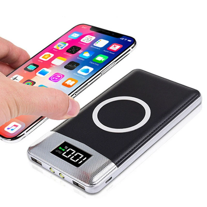 Powerbank 20000mAh Wireless External battery Dual USB Wireless Charger Battery Charger For xiaomi For iphone X 6 7 8 plus
Powerbank 20000mAh Wireless External battery Dual USB Wireless Charger Battery Charger For xiaomi For iphone X 6 7 8 plus