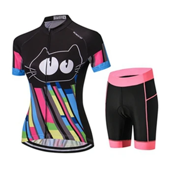 Weimostar 2018 women cycling jersey set short sleeve Breathable bicycle clothing ropa ciclismo Bike Jersey shorts Cycling Set
Weimostar 2018 women cycling jersey set short sleeve Breathable bicycle clothing ropa ciclismo Bike Jersey shorts Cycling Set