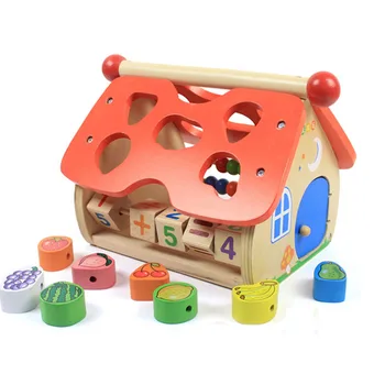 Children's geometric shape box wisdom houses digital shape matching intelligence box baby educational toys the 1-2-3 - year -old
Children's geometric shape box wisdom houses digital shape matching intelligence box baby educational toys the 1-2-3 - year -old