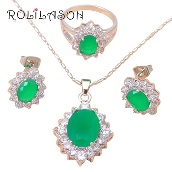 Amazing Gorgeous design silver plated filled Green Crystal Jewelry Sets Earrings Necklace Ring sz #5.5 Fashion Jewelry JS274
Amazing Gorgeous design silver plated filled Green Crystal Jewelry Sets Earrings Necklace Ring sz #5.5 Fashion Jewelry JS274