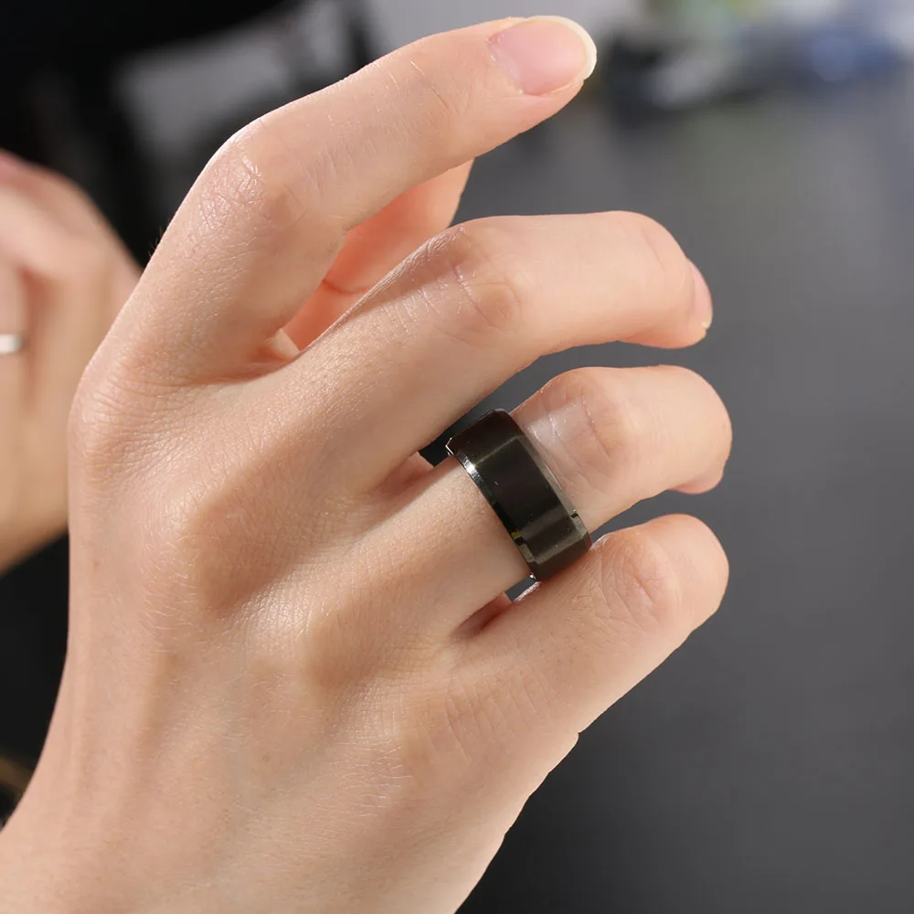 Hot Fashion SZ 8 to 11 Simple Stainless Steel Ring Band Titanium Silver Black Gold Men Wedding Valentine Gift
Hot Fashion SZ 8 to 11 Simple Stainless Steel Ring Band Titanium Silver Black Gold Men Wedding Valentine Gift