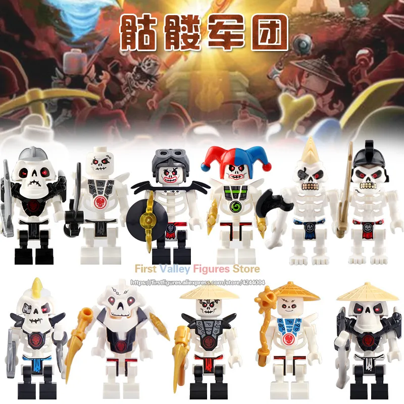 11pcs Skeleton Samukai Lloyd GARMADON With Four Hands Gold Weapons Action Building Blocks Toy Building Blocks Toys BR260
11pcs Skeleton Samukai Lloyd GARMADON With Four Hands Gold Weapons Action Building Blocks Toy Building Blocks Toys BR260