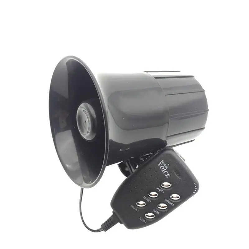 30W 120DB 12V 6 Sounds Tone Loud Air Horn Siren Speaker for Auto Van Truck Megaphone Alarm Sgu Car Horn for Police Fire Siren
30W 120DB 12V 6 Sounds Tone Loud Air Horn Siren Speaker for Auto Van Truck Megaphone Alarm Sgu Car Horn for Police Fire Siren