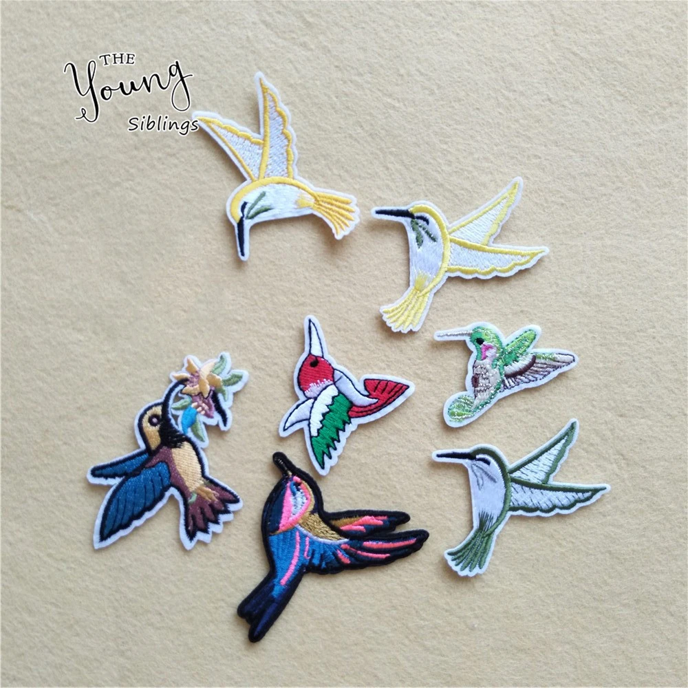 Clothes Applique Birds Patch Embroidery Iron On Patches For Clothes Dresses DIY thermo-stickers Stripes Accessories 1pcs sell
Clothes Applique Birds Patch Embroidery Iron On Patches For Clothes Dresses DIY thermo-stickers Stripes Accessories 1pcs sell