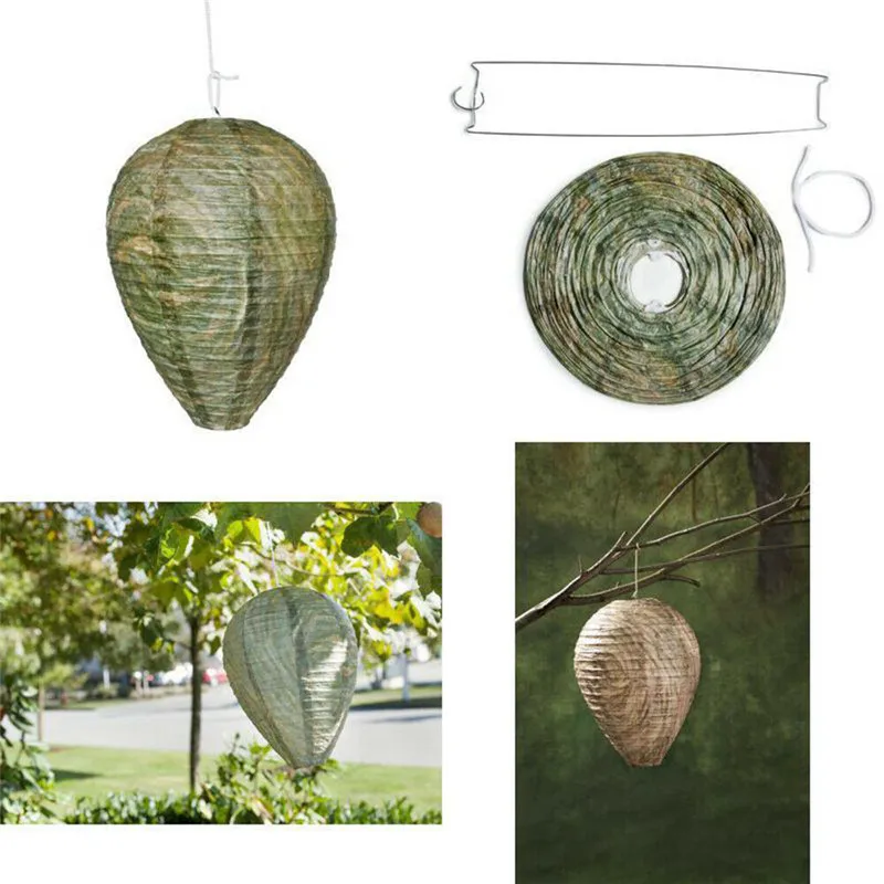 Paper Decoy Wasp Deterrent Yellowjackets Bee Hornets Fake Nest Simulated Wasps Deterrent Hanging Fake Deterrent Home Safe Garden
Paper Decoy Wasp Deterrent Yellowjackets Bee Hornets Fake Nest Simulated Wasps Deterrent Hanging Fake Deterrent Home Safe Garden