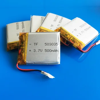 5 pcs 3.7V 500mAh 503035 Lithium Polymer Li-Po Rechargeable Battery For DIY Mp3 GPS PSP bluetooth Camera electronic part phone
5 pcs 3.7V 500mAh 503035 Lithium Polymer Li-Po Rechargeable Battery For DIY Mp3 GPS PSP bluetooth Camera electronic part phone