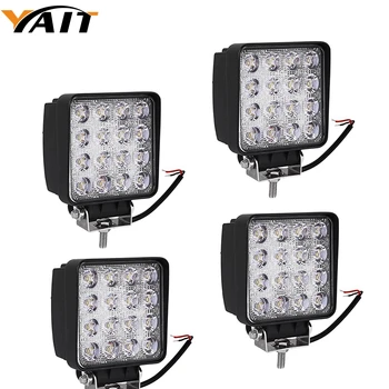 4pcs 48W Square LED Work Light Spot Beam for Jeep Wrangler ATV 4x4 Rv Trailer Fishing Boat Tractor Truck Fog work Light For Jeep
4pcs 48W Square LED Work Light Spot Beam for Jeep Wrangler ATV 4x4 Rv Trailer Fishing Boat Tractor Truck Fog work Light For Jeep
