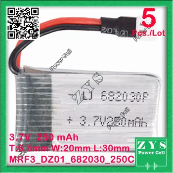 Safety Packing (Level 4) 5pcs. 3.7V lithium Polymer battery 682030 250mah for UAV UAS Drone Zone mini drone fpv Size:6.8x20x30mm
Safety Packing (Level 4) 5pcs. 3.7V lithium Polymer battery 682030 250mah for UAV UAS Drone Zone mini drone fpv Size:6.8x20x30mm