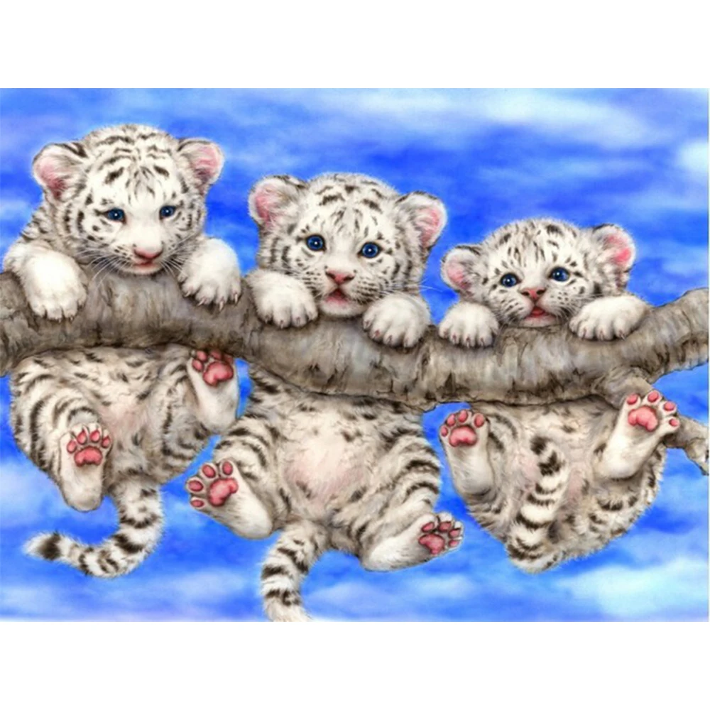 LI LOYE 5D Diamond Mosaic Full Diamond Embroidery Three little tigers DIY Diamond Painting Cross Stitch Round Diamond Set RT569
LI LOYE 5D Diamond Mosaic Full Diamond Embroidery Three little tigers DIY Diamond Painting Cross Stitch Round Diamond Set RT569