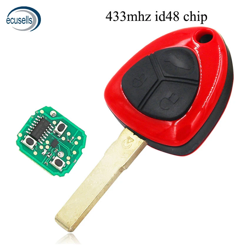 High Quality!! 3 Buttons Smart Remote Car Key Fob 433 MHZ With ID48 Chip for Ferrari 458
High Quality!! 3 Buttons Smart Remote Car Key Fob 433 MHZ With ID48 Chip for Ferrari 458